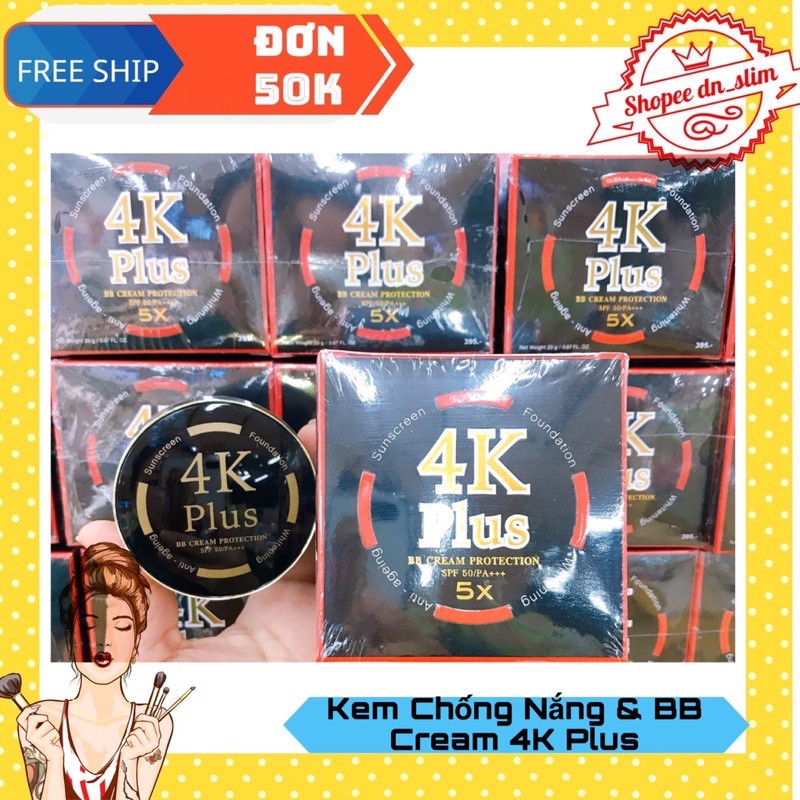 01 Hộp Kem 4K Plus BBCream & Chống Nắng