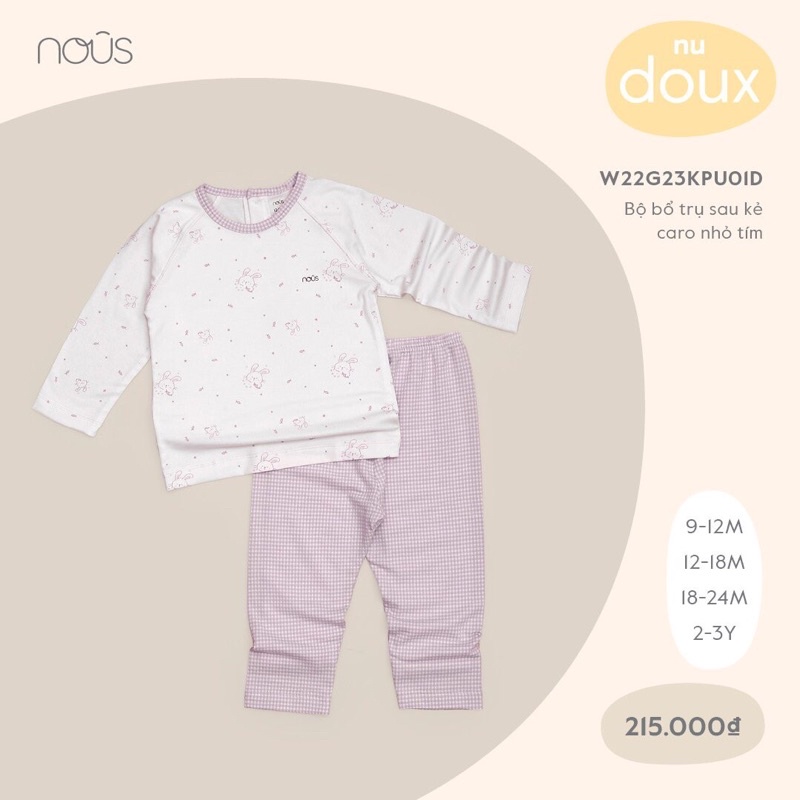 Bộ dài tay mẫu mới của Nous 2022