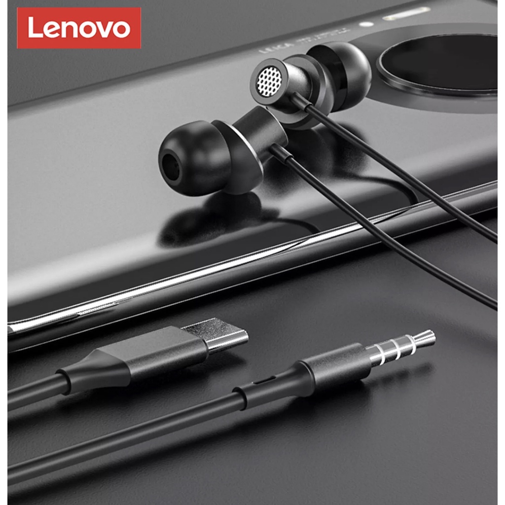 Tai Nghe Kèm Mic Lenovo TW130 Chỉnh Âm Lượng,Kết nối Jack 3,5mm Với Điện Thoại,Máy Tính,Laptop,Máy Tính Bảng