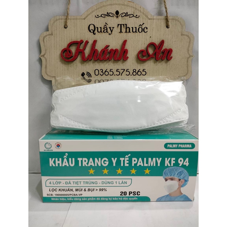 Khẩu trang y tế Palmy Pharma G7 4 lớp chống khuẩn, ngăn bụi mịn cao cấp