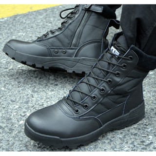 GIÀY CHIẾN THUẬT SWAT CỔ CAO ĐEN