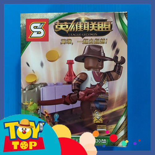 [Một hộp] Non lego xếp hình lắp ráp các tướng trong game Lol Liên minh huyền thoại SY1463