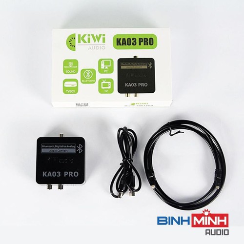 Bộ chuyển quang âm thanh từ Optical sang Analog KIWI KA03 Pro hỗ trợ Bluetooth - Hàng chính Hãng - KA03 PRO