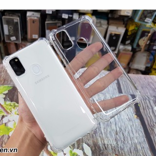 Ốp lưng dẻo TPU cho Samsung Galaxy M30S/ M21/ M31 Silicon bo 4 cạnh chống sốc ( Trong suốt )