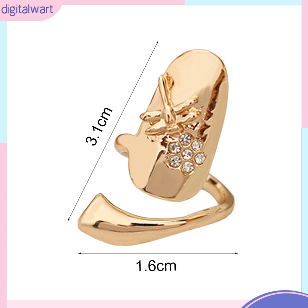 Nhẫn đeo tay hình chuồn chuồn đính đá thời trang sang trọng