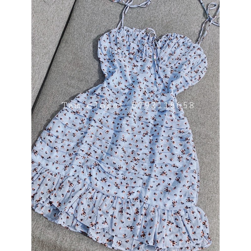 Đầm hoa 2 dây - TK418