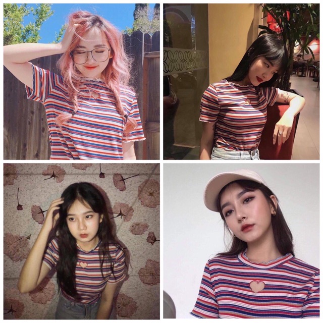 Áo cầu vồng tim ❤️