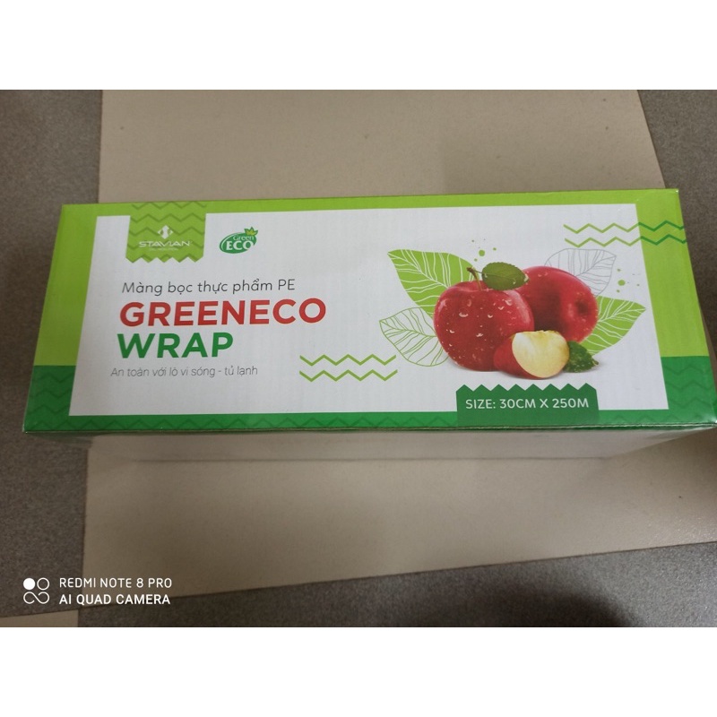 Màng bọc thực phẩm PE GreenEco Wrap 30cm*250m