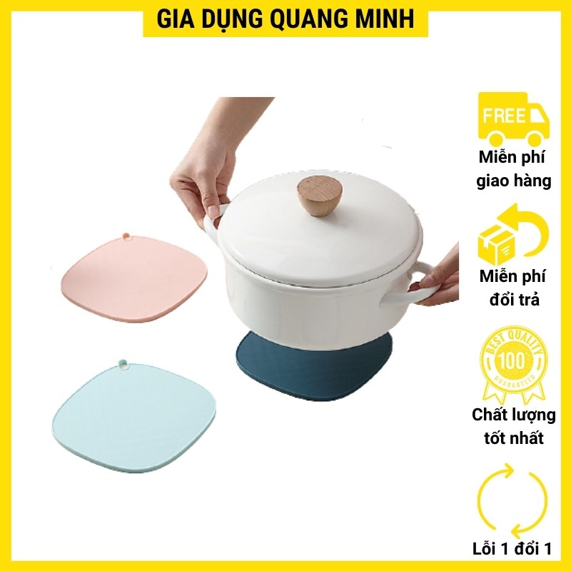 Miếng Silicon lót bát lót cốc lót nồi cách nhiệt