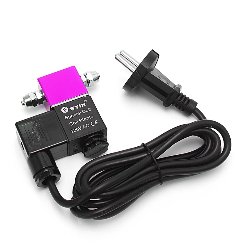 Van Điện Từ 220V EU Plug 50Hz CO2 Cho Bể Cá