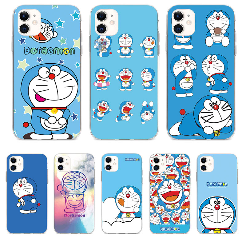 Ốp lưng Xiaomi Redmi Note 9 9S Pro 9A 9C TPU mềm Case Đôrêmon
