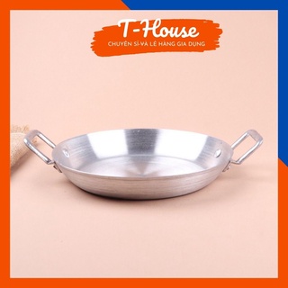 Chảo nhôm siêu rẻ đáy bằng chiên thức ăn,làm bánh mì chảo đường kính từ 16cm-22cm, CHẢO chiên trứng có tay cầm cao cấp