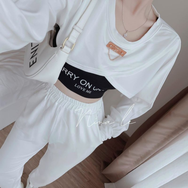 Sét áo 2 lớp phối dây xích ( 2 in 1) có thể mặc tách rời