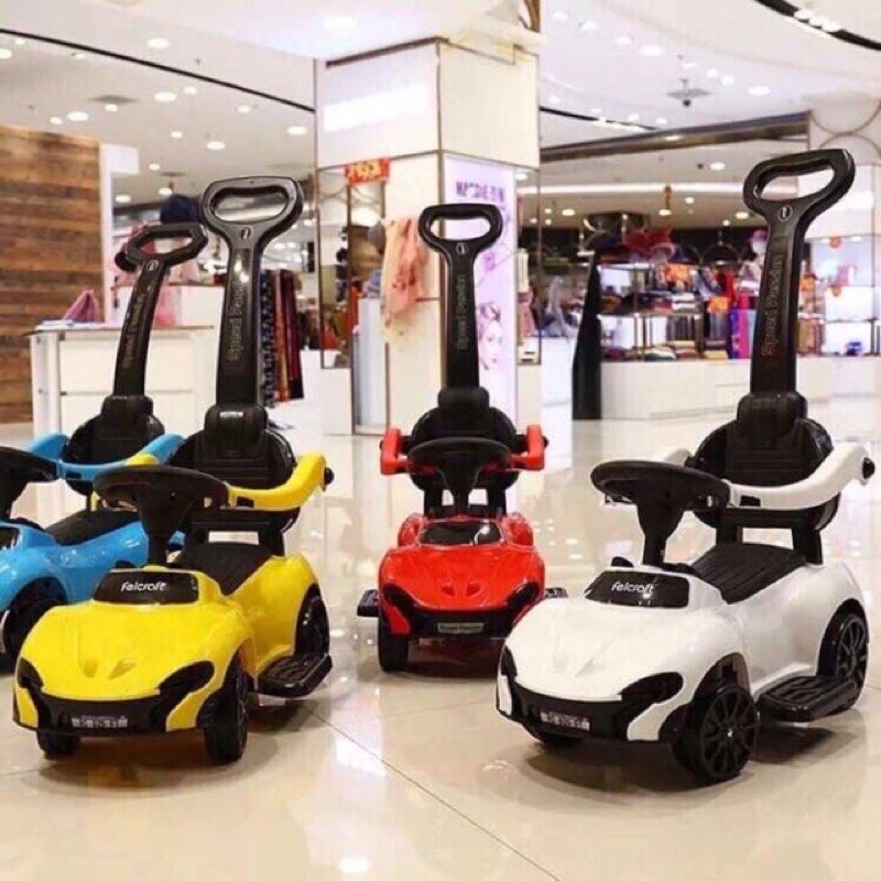 Xe chòi chân  có cán đẩy  nhạc bảo hiểm