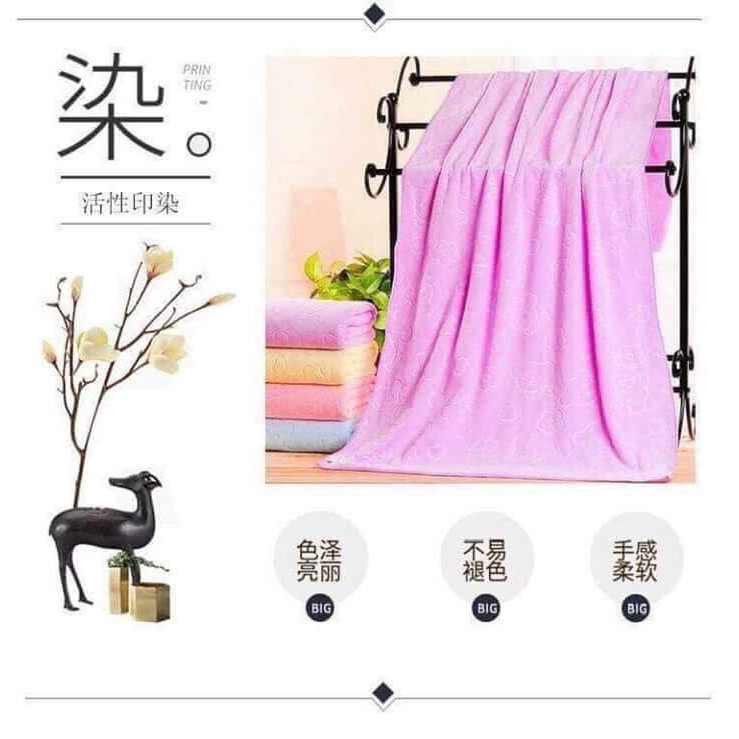 COMBO 10 KHĂN TẮM XUẤT  NHẬT 1M4 X 70 CM