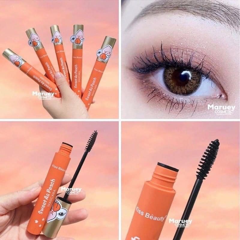 Mascara Trái Đào Làm Dài Và Tơi Mi Kiss Beauty