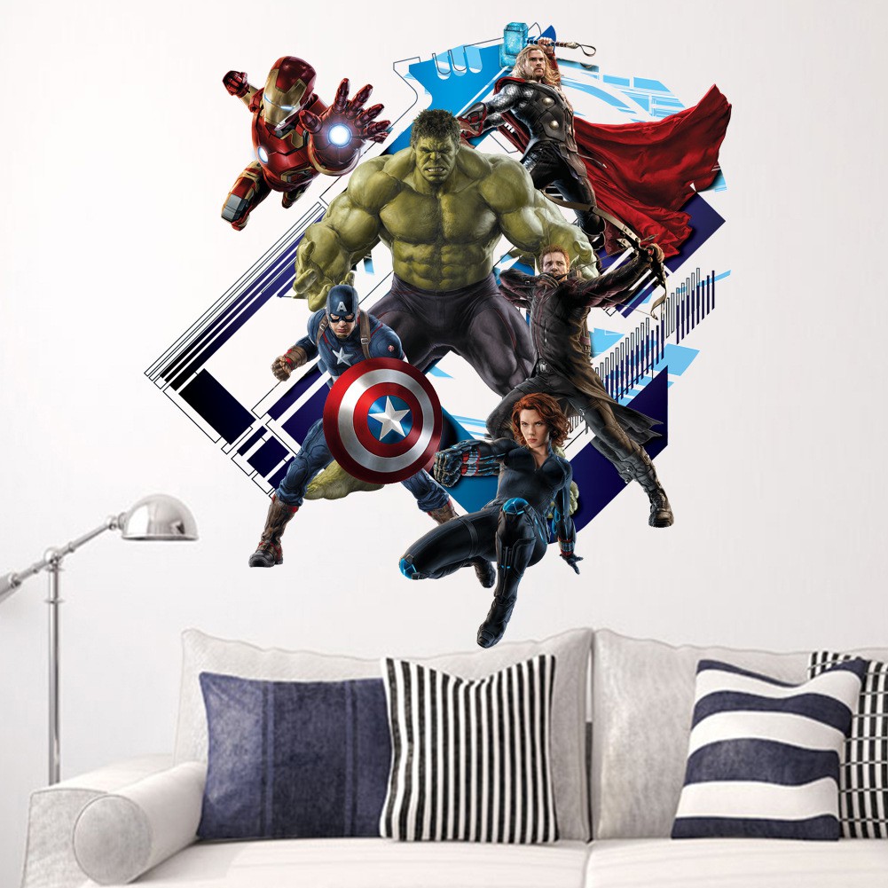 Decal Tranh dán tường Avenger - Biệt đội siêu anh hùng