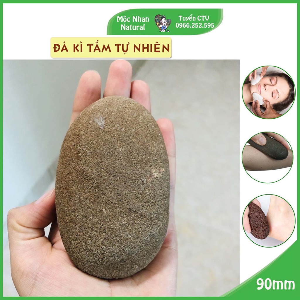 Đá cuội kì tắm tự nhiên, hàng tuyển chọn, tẩy tế bào chết, se khít lỗ chân lông, Mộc Nhan Natural