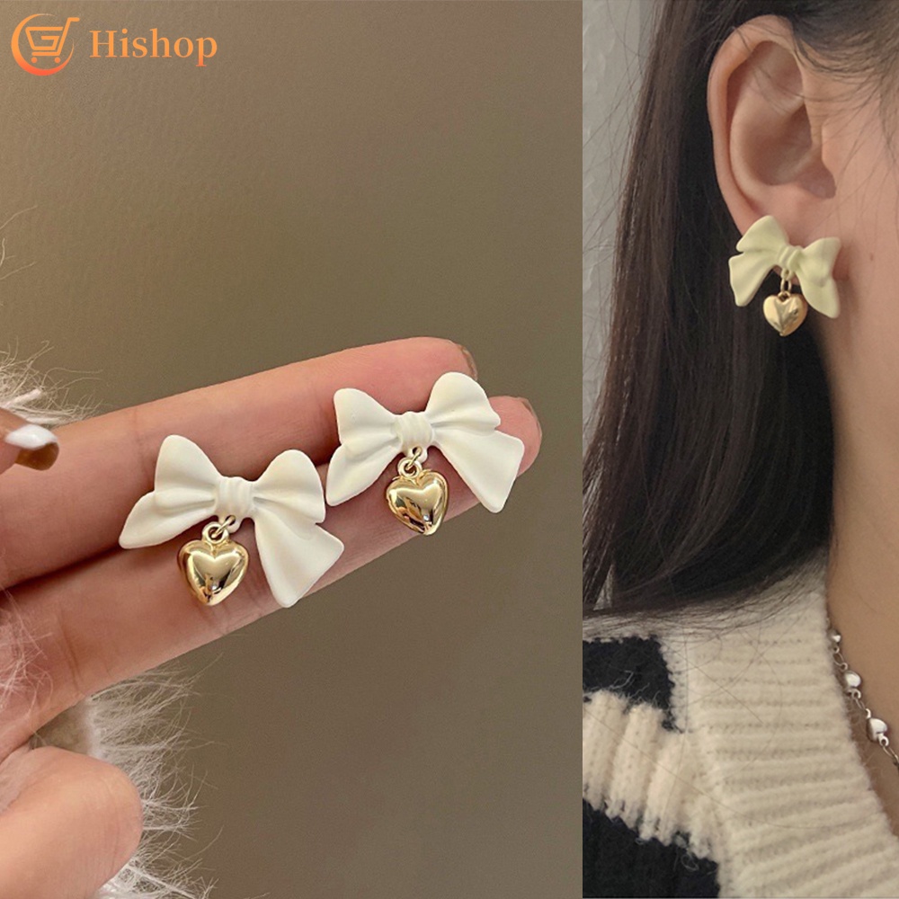 Hoa tai hình nơ đáng yêu thời trang Hàn Quốc cho nữ