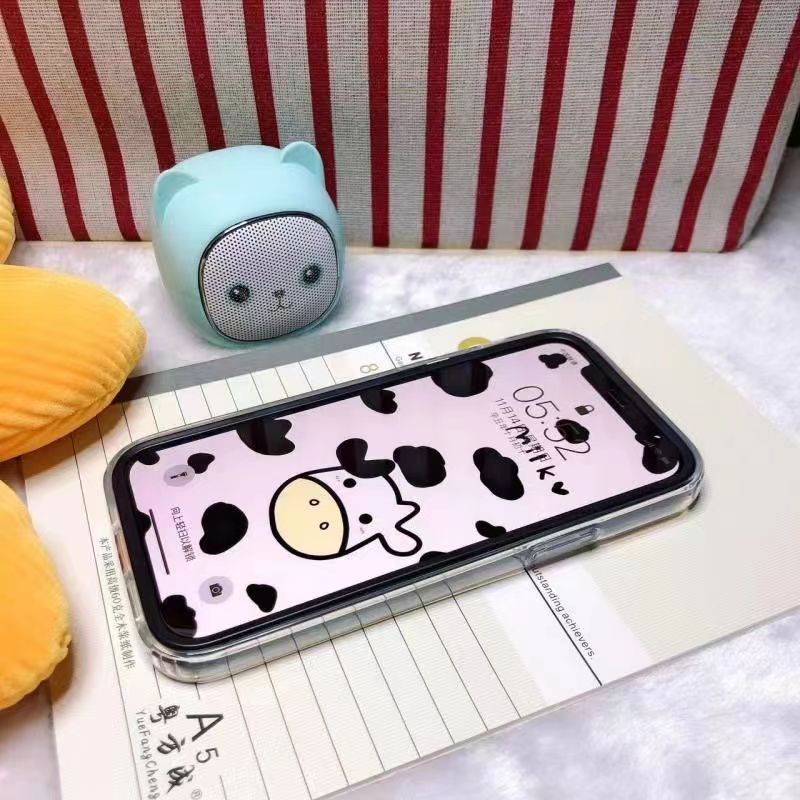 Ốp Điện Thoại Silicon Trong Suốt Viền Màu Kẹo 2 Trong 1 Cho iPhone 13 11 12 Pro Max XR X XS Max 6 6s 7 8 Plus 13Mini 12Mini
