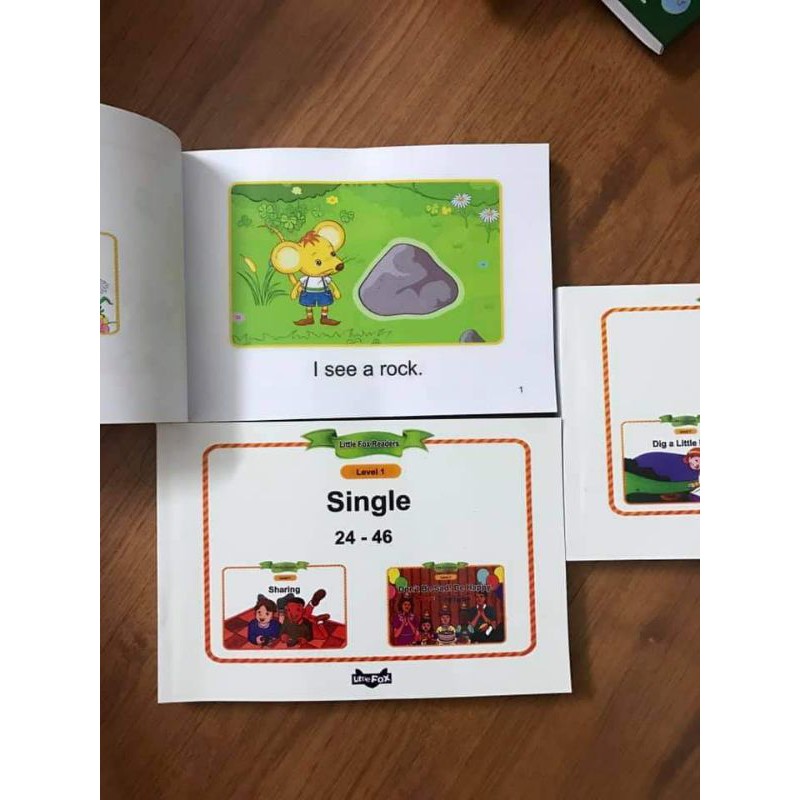 [Level 1] Little Fox Single Stories bộ 3c 1-68tr kèm file nghe, video - Khơi nguồn đam mê học Tiếng Anh cho bé