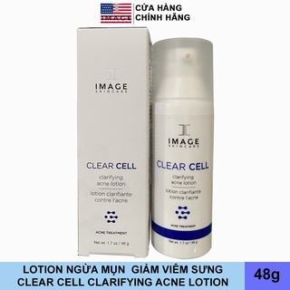 Lotion Kháng Khuẩn, Giảm Nhờn, Gom Còi Mụn - IMAGE Skincare Clear Cell Medicated Acne Lotion 48g