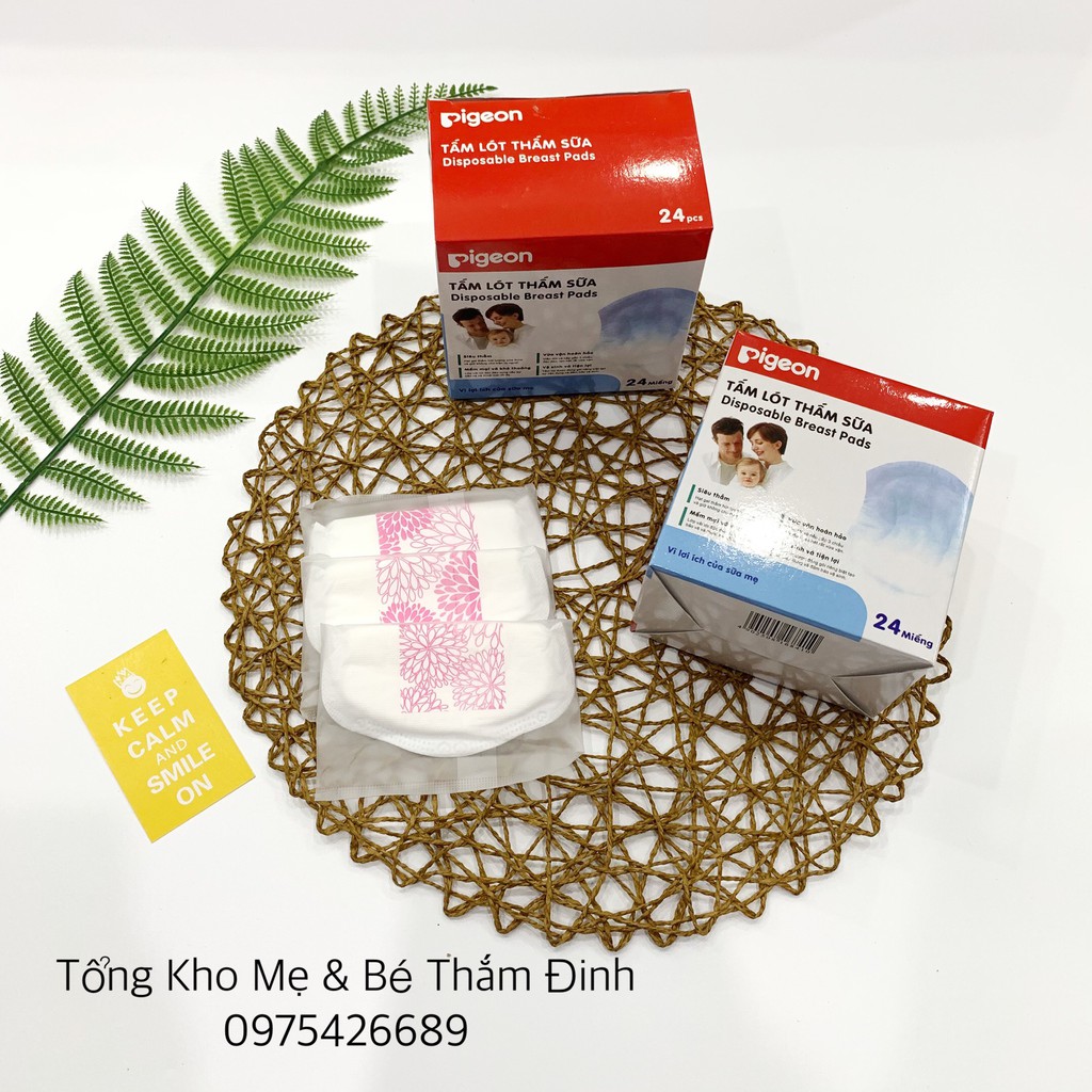 Miếng lót thấm sữa Pigeon hộp 24 miếng dùng 1 lần