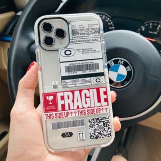 Ốp lưng iPhone chống shock hình Fragile
