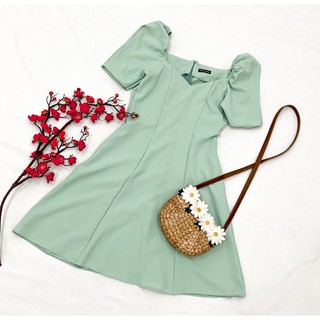 Đầm váy freesize mint basic