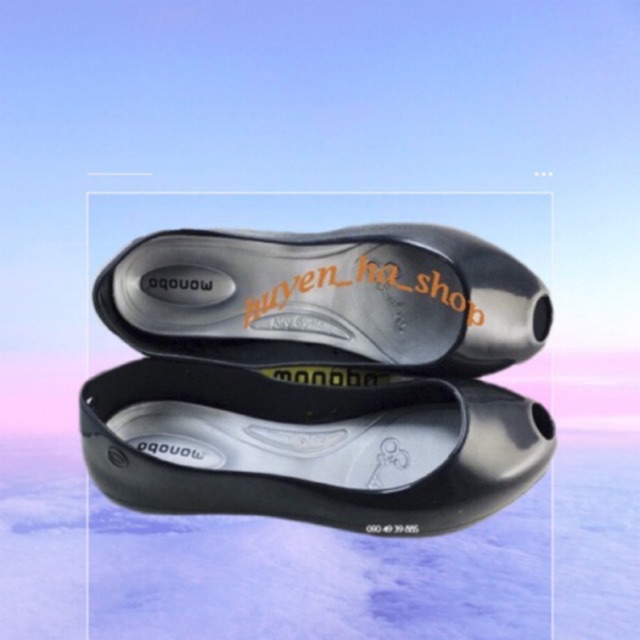 Giầy  nhựa đế thấp đen Thái Lan monobo | BigBuy360 - bigbuy360.vn