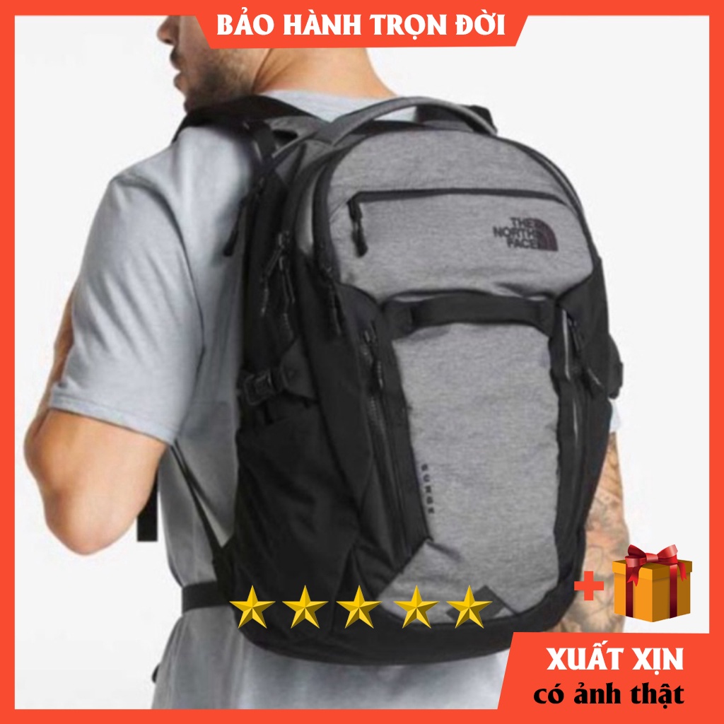 Balo THE NORTH FACE SURGE  2018-2022 giá rẻ -balô nam laptop balo du lịch tnf dành cho đi học,đi làm CHỐNG SỐC MÁY