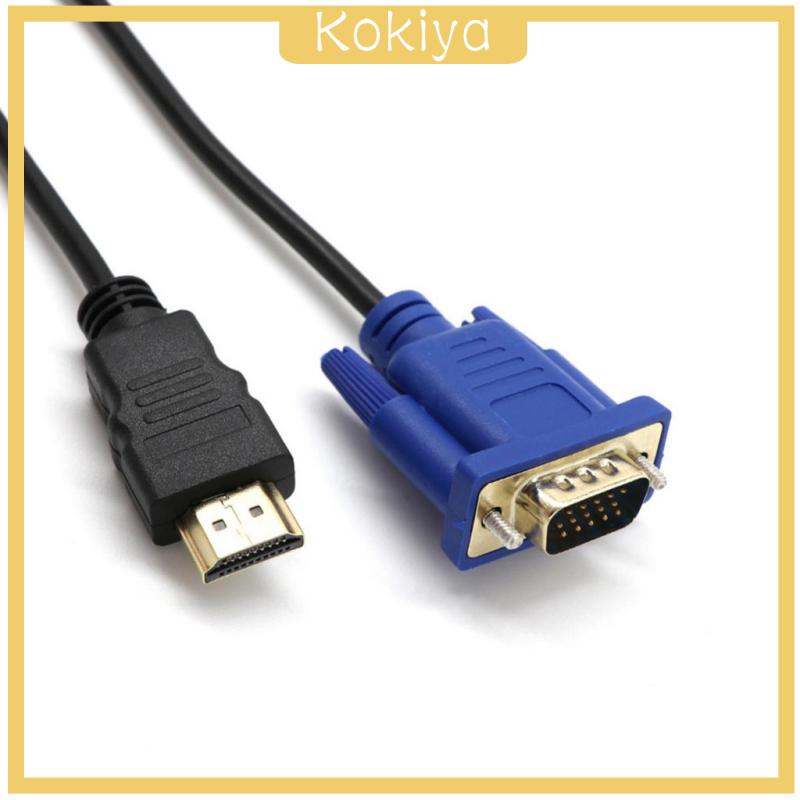 Cáp Chuyển Đổi Hdmi Kokaya 1080p Sang Vga Cho Hdtv 3ft