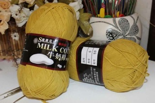 Combo 4 cuộn len milk cotton loại 1