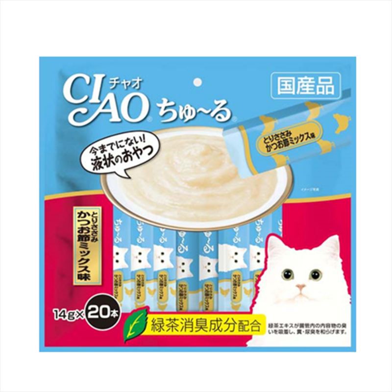 Thức ăn cho mèo CIAO CHURU Thịt Gà và Cá Ngừ