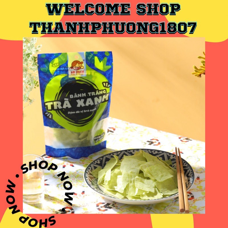 [hot6319]  BÁNH TRÁNG TRÀ XANH MATCHA ABI MUA 2 BỊCH TẶNG QUÀ nk032