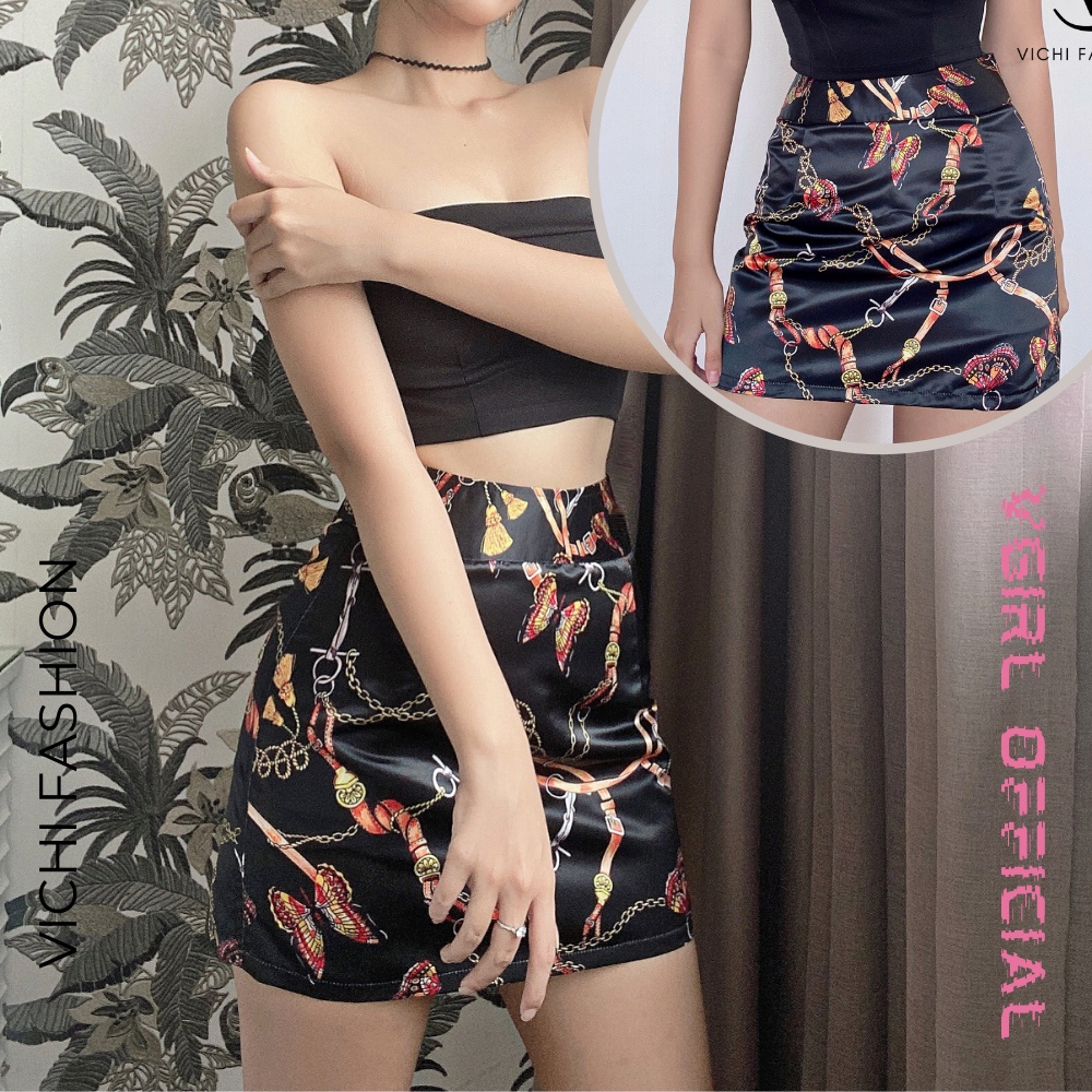 [SALE] Set bộ nữ VGIRL 3 món - áo croptop nữ, chân váy, quần ngố - chất phi mờ không nhăn [ ẢNH ĐỘC QUYỀN ]