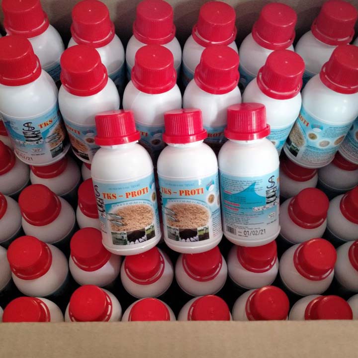 PROTI Men Xúc Tác Ủ Dịch Cá, Bánh Dầu, Tách Chiết Protein Thành Amino acid Chai 100ml