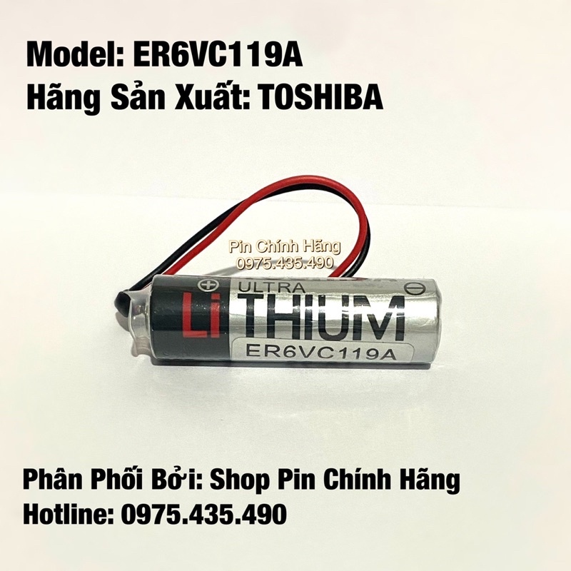 Pin Nuôi Nguồn TOSHIBA ER6V/3.6V Ultra Lithium Hàng Nhập Khẩu Gói 1 Viên