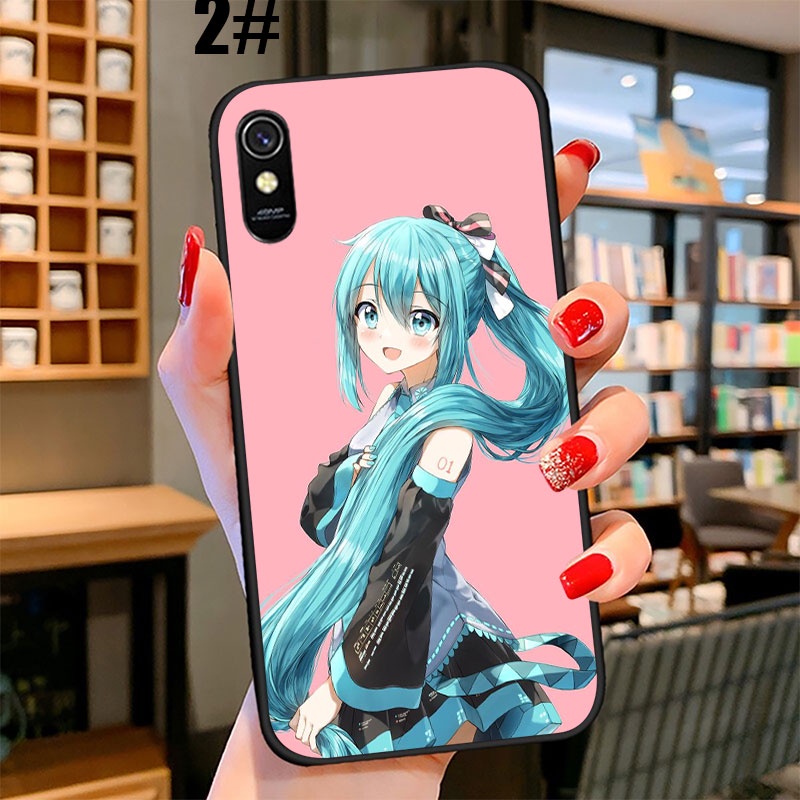 Ốp điện thoại in hình Hatsune Miku cho Xiaomi Redmi Note 8 7 Pro 10X 9A 8T 8A 8 7 UOL47