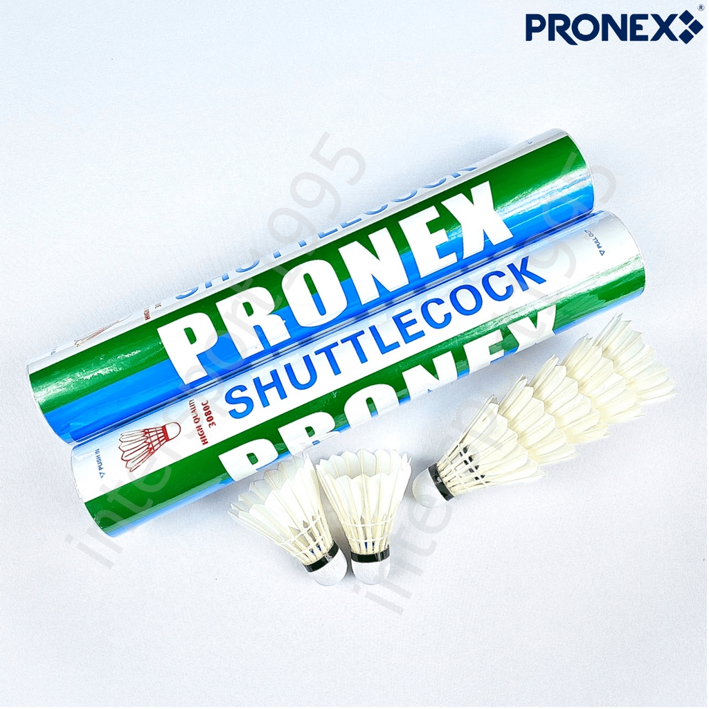 * * 1 Ống * * Cầu lông cầu lông PRONEX Mô hình lông gà 3080C (12 quả bóng / ống)