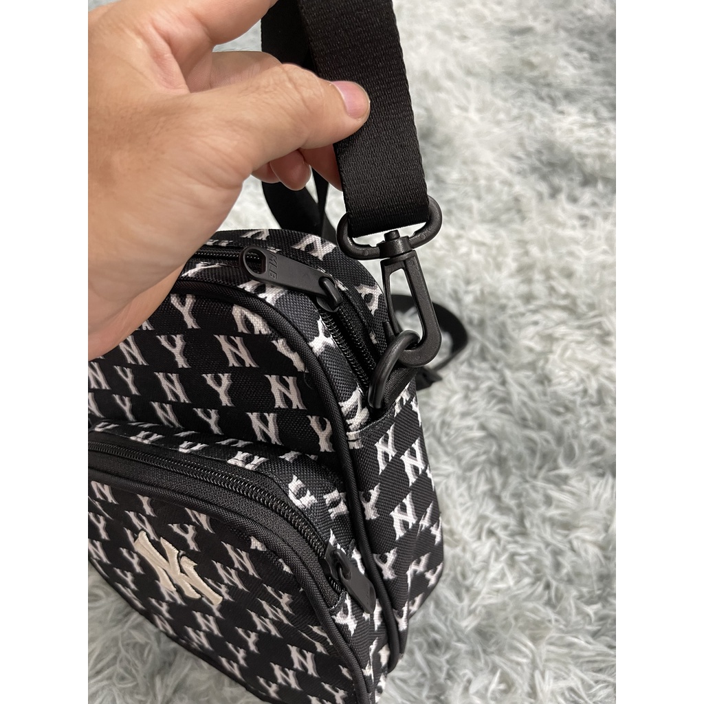 Túi đeo chéo MLB NY nam nữ Minibag Monogram nhiều màu XUẤT DƯ FULL TEM TAG