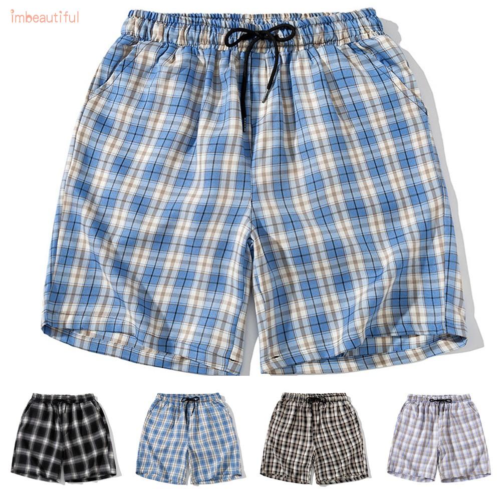 Shorts Bottom Casual Hot Pants Loungewear Mens Nightwear Pajamas Plaid