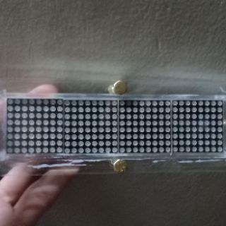 Led matrix 8x32 (khung mica) có kèm arduino