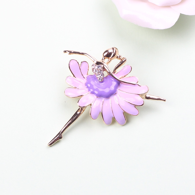 Ghim Cài Áo Hình Thiên Thần Đính Đá Nhân Tạo Thời Trang