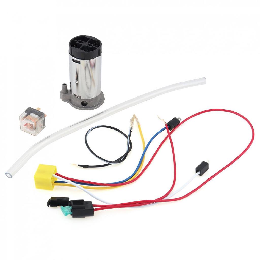 Bộ máy nén khí 12v toàn diện với ống dẫn khí cho kèn hơi, xe tải, xe hơi