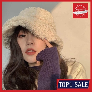 Mũ len lông cừu retro hàn quốc - MN01