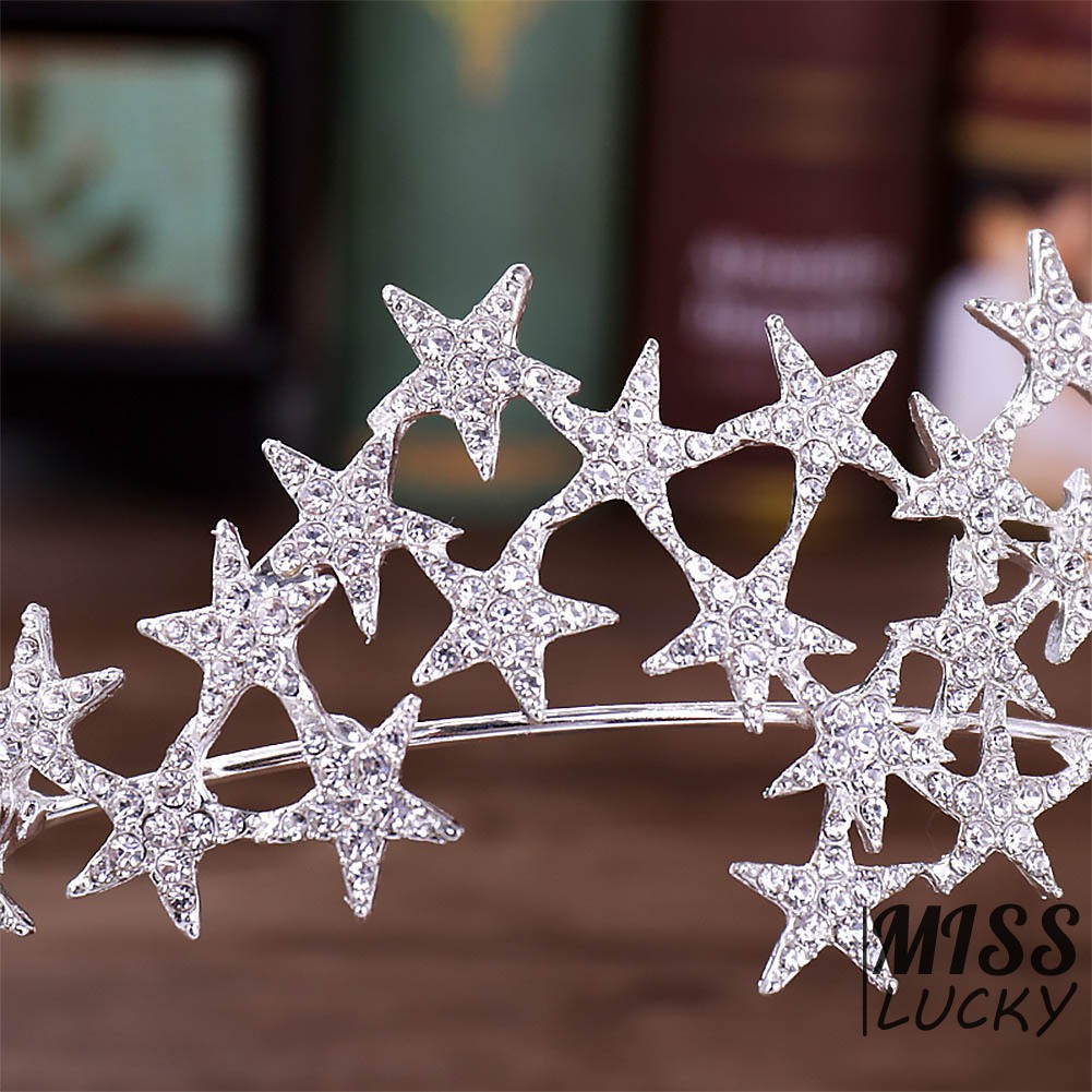 Vương miện cài tóc thiết kế thanh lịch cho cô dâu