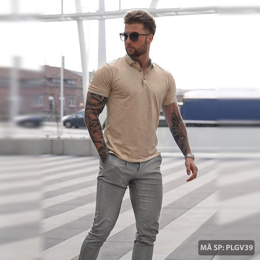 Áo polo nam Galvin cổ Bo viền,áo thun nam trơn PLGV39 - Leo Vatino | BigBuy360 - bigbuy360.vn