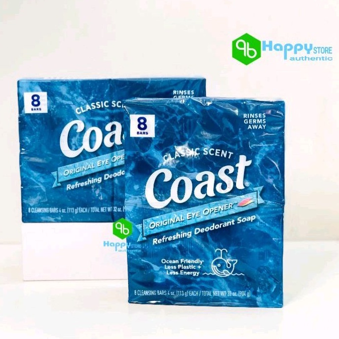 🛀🛀 XÀ BÔNG COAST 113g, USA 🛀🛀