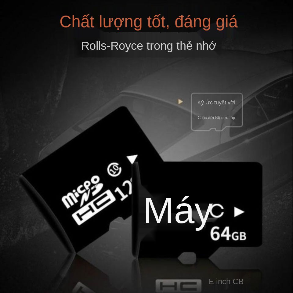 ✎Thẻ nhớ máy ghi âm lái xe 32G điện thoại di động Camera giám sát TF 64G đa năng 8G nhạc tốc độ cao Loa đĩa U